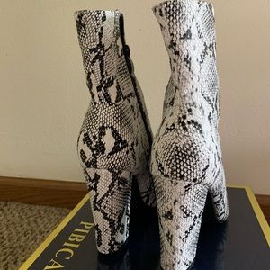 Snakeskin boots